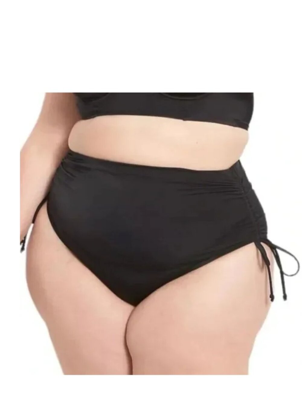 Cacique Swim Bottoms Size 26 High Waist Cinch Side Briefs